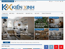 Tablet Screenshot of kienxinh.com.vn